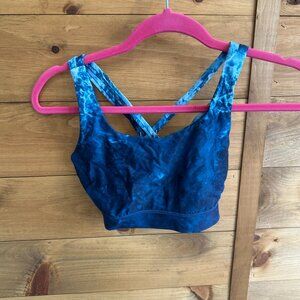 Lululemon Energy Bra *H20 in Deep Sea Hero Blue